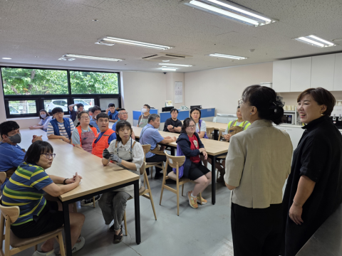 의정부시의회 최혜령 의원님의 솔빛터 현장방문
